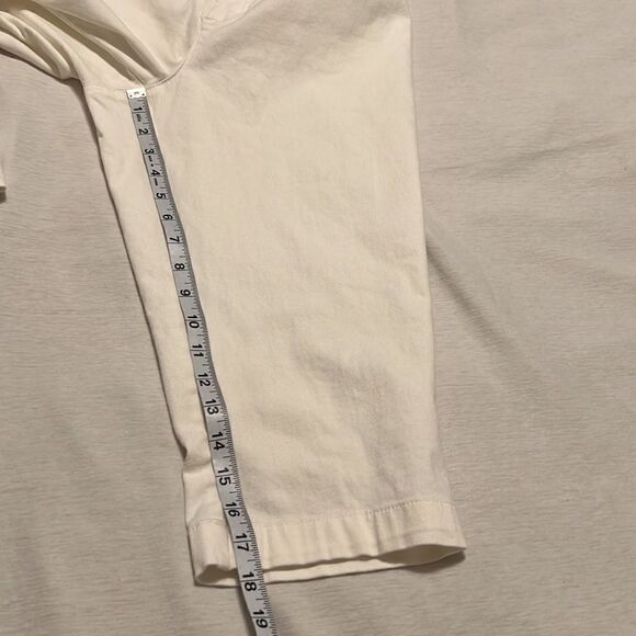 St John’s Bay size 14 white crop jeans with front and back pockets GUC - Picture 9 of 12